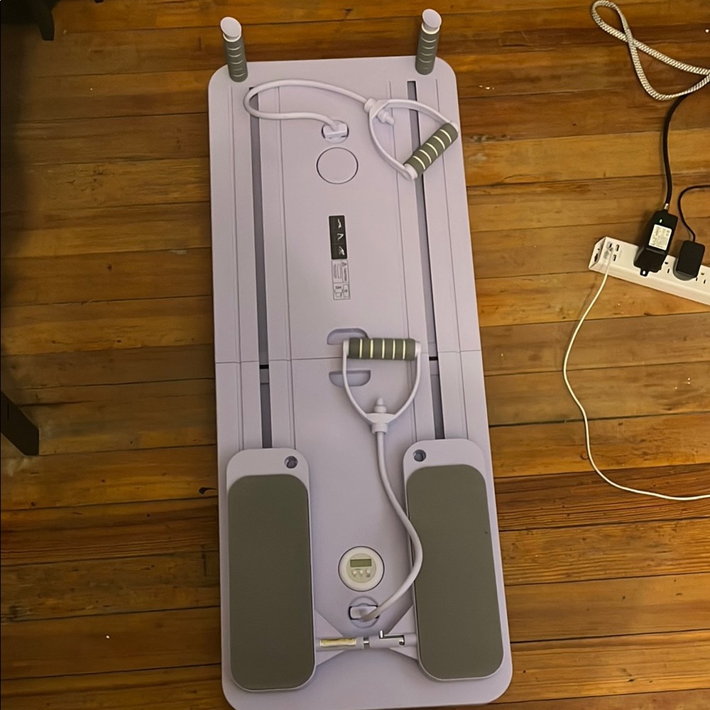 Purple and Gray Foldable Exercise Board